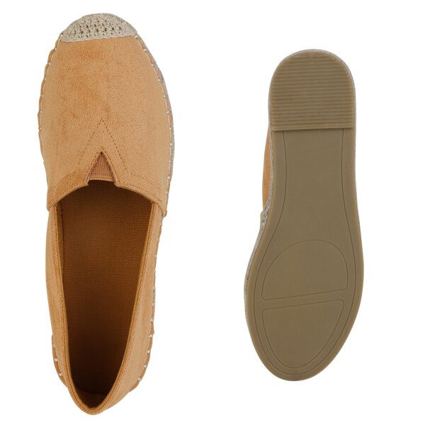 Damen Espadrilles in Hellbraun