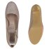 Damen Mary Janes in Rose Gold
