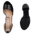 Damen Klassische Sandaletten in Schwarz