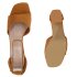 Damen Riemchensandaletten in Hellbraun