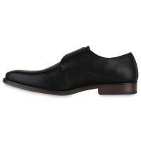 Herren Monks in Schwarz PU