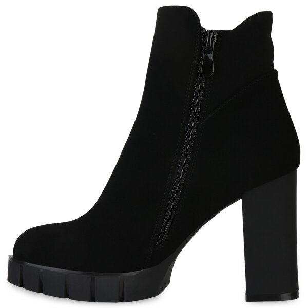 Damen Klassische Stiefeletten in Schwarz