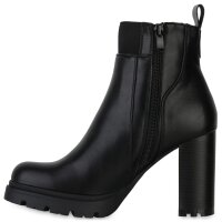 Damen Klassische Stiefeletten in Schwarz