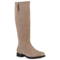 Damen Klassische Stiefel in Khaki