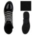 Damen Klassische Stiefeletten in Schwarz Lack