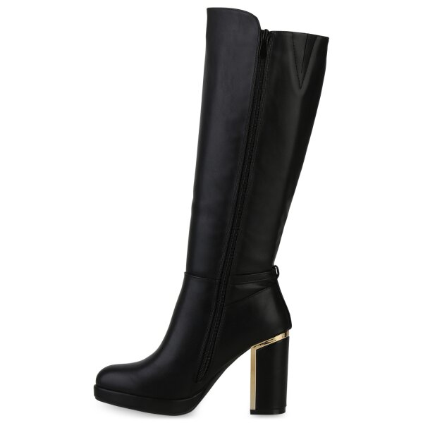 Damen Klassische Stiefel in Schwarz