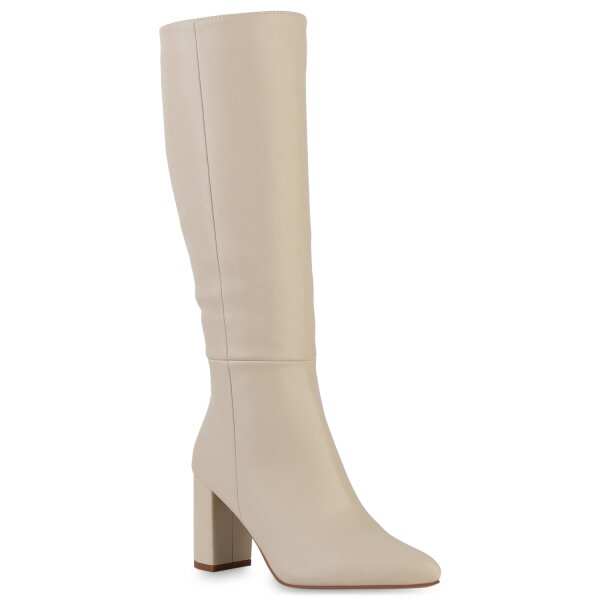 Damen Klassische Stiefel in Beige