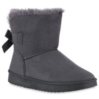 Damen Schlupfstiefeletten in Grau