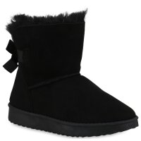 Damen Schlupfstiefeletten in Schwarz