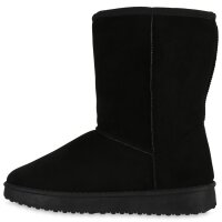 Damen Schlupfstiefeletten in Schwarz