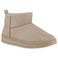 Damen Winter Boots in Beige