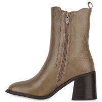 Damen Klassische Stiefeletten in Khaki