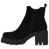 Damen Klassische Stiefeletten in Schwarz