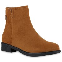Damen Klassische Stiefeletten in Hellbraun