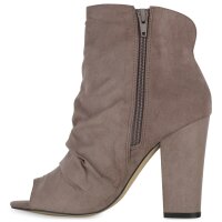 Damen Peeptoes in Taupe