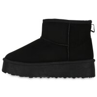 Damen Winter Boots in Schwarz