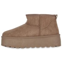 Damen Winter Boots in Khaki