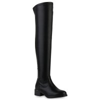 Damen Overknees in Schwarz