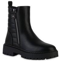 Damen Klassische Stiefeletten in Schwarz