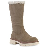 Damen Winterstiefel in Khaki