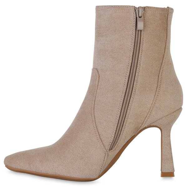 Damen Klassische Stiefeletten in Beige