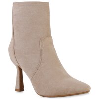 Damen Klassische Stiefeletten in Beige