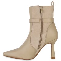 Damen Klassische Stiefeletten in Beige