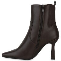 Damen Klassische Stiefeletten in Dunkelbraun