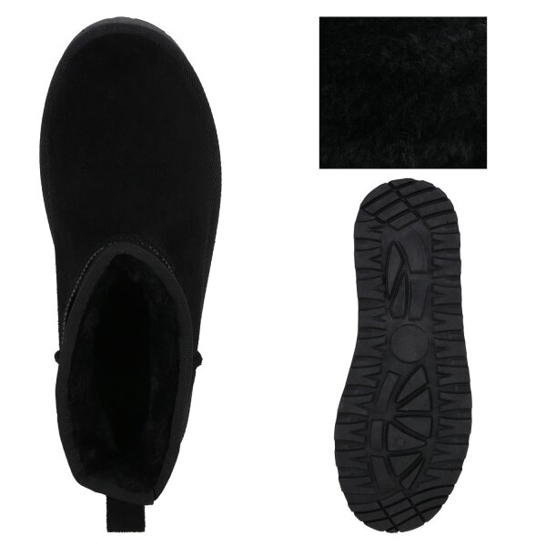 Damen Winter Boots in Schwarz