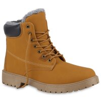 Herren Worker Boots in Hellbraun