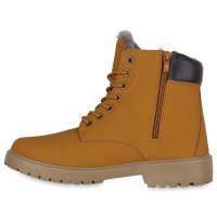 Herren Worker Boots in Hellbraun