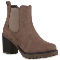Damen Chelsea Boots in Schlamm