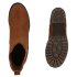 Damen Chelsea Boots in Hellbraun