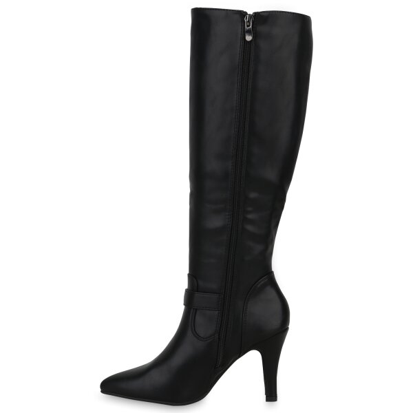 Damen Klassische Stiefel in Schwarz