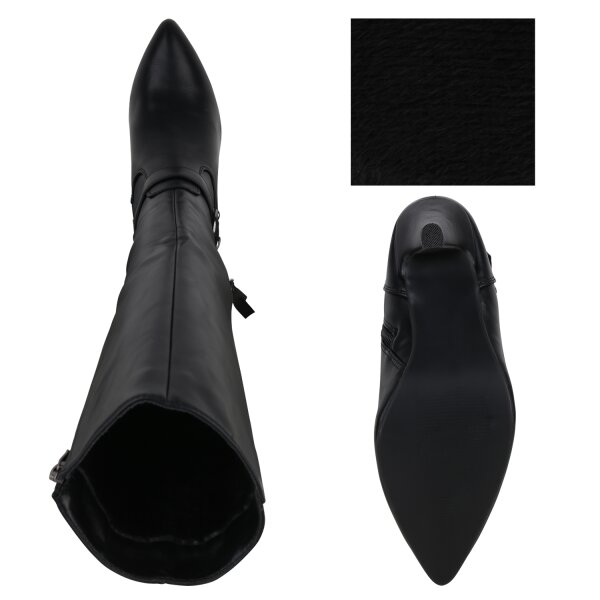 Damen Klassische Stiefel in Schwarz