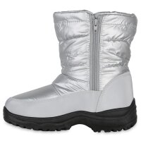 Damen Winter Boots in Silber