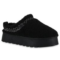 Damen Pantoffeln in Schwarz