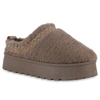 Damen Pantoffeln in Khaki