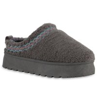 Damen Pantoffeln in Grau