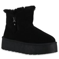Damen Winter Boots in Schwarz