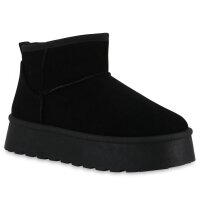 Damen Winter Boots in Schwarz