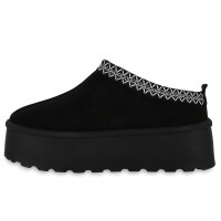 Damen Pantoffeln in Schwarz