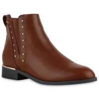 Damen Klassische Stiefeletten in Hellbraun