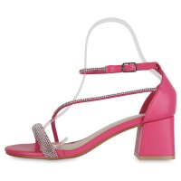 Damen Riemchensandaletten in Fuchsia