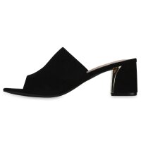 Damen Pantoletten in Schwarz