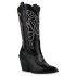 Damen Cowboystiefel in Schwarz
