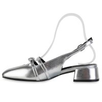 Damen Slingpumps in Silber