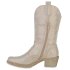 Damen Cowboystiefel in Beige