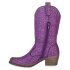Damen Cowboystiefel in Lila