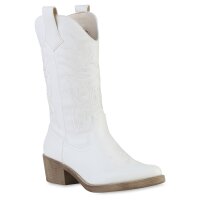 Damen Cowboystiefel in Weiss